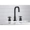 Kingston Brass FSC8930DX Concord Widespread Bathroom Faucet W/Brass Pop-Up, Matte Blk FSC8930DX - alternate 4